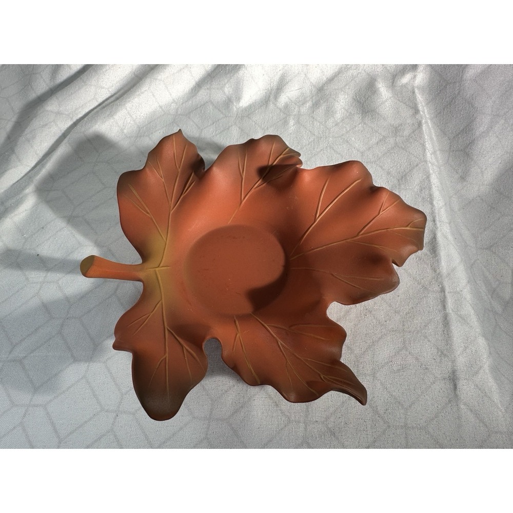 🍁 Partylite Whispering Maple Leaf Tealight‎ Holders (Set of 3) - Picture 4 of 16